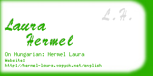 laura hermel business card